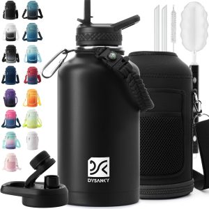 DYSANKY Insulated Water Bottle-64 oz